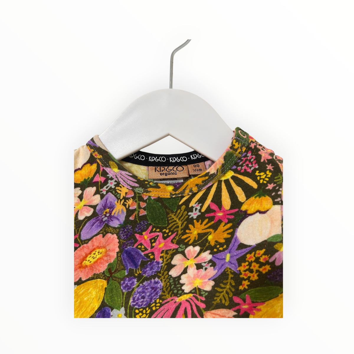 Kip & Co - Floral Organic Bodysuit (3-6M)