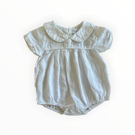 Kennedy The Label - White Linen Romper (6M)