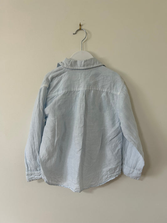 Seed Heritage - Blue Linen Shirt (4-5)