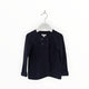 Purebaby - Navy Organic Cotton Button-Up Cardi (2)