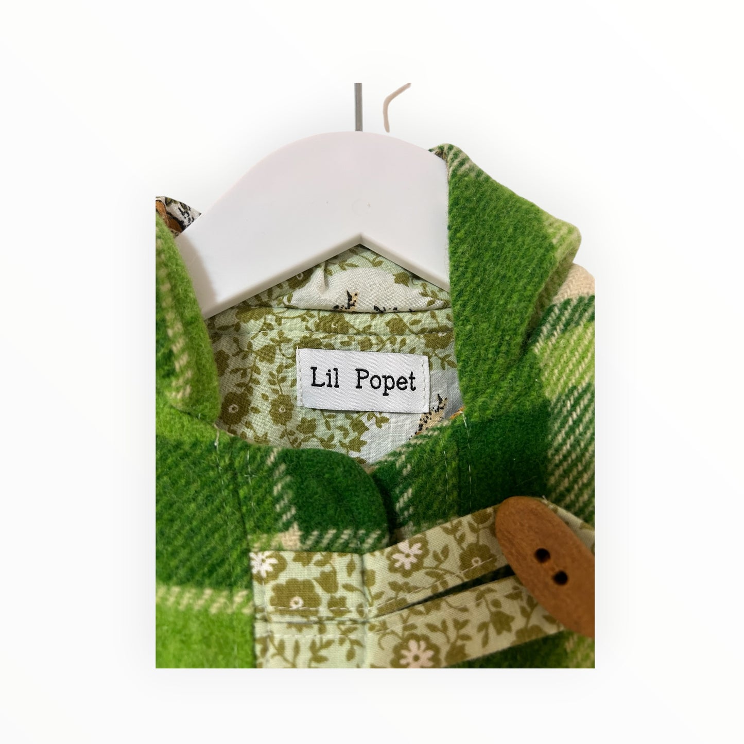 Lil Popet - Green Woollen Jacket (4)
