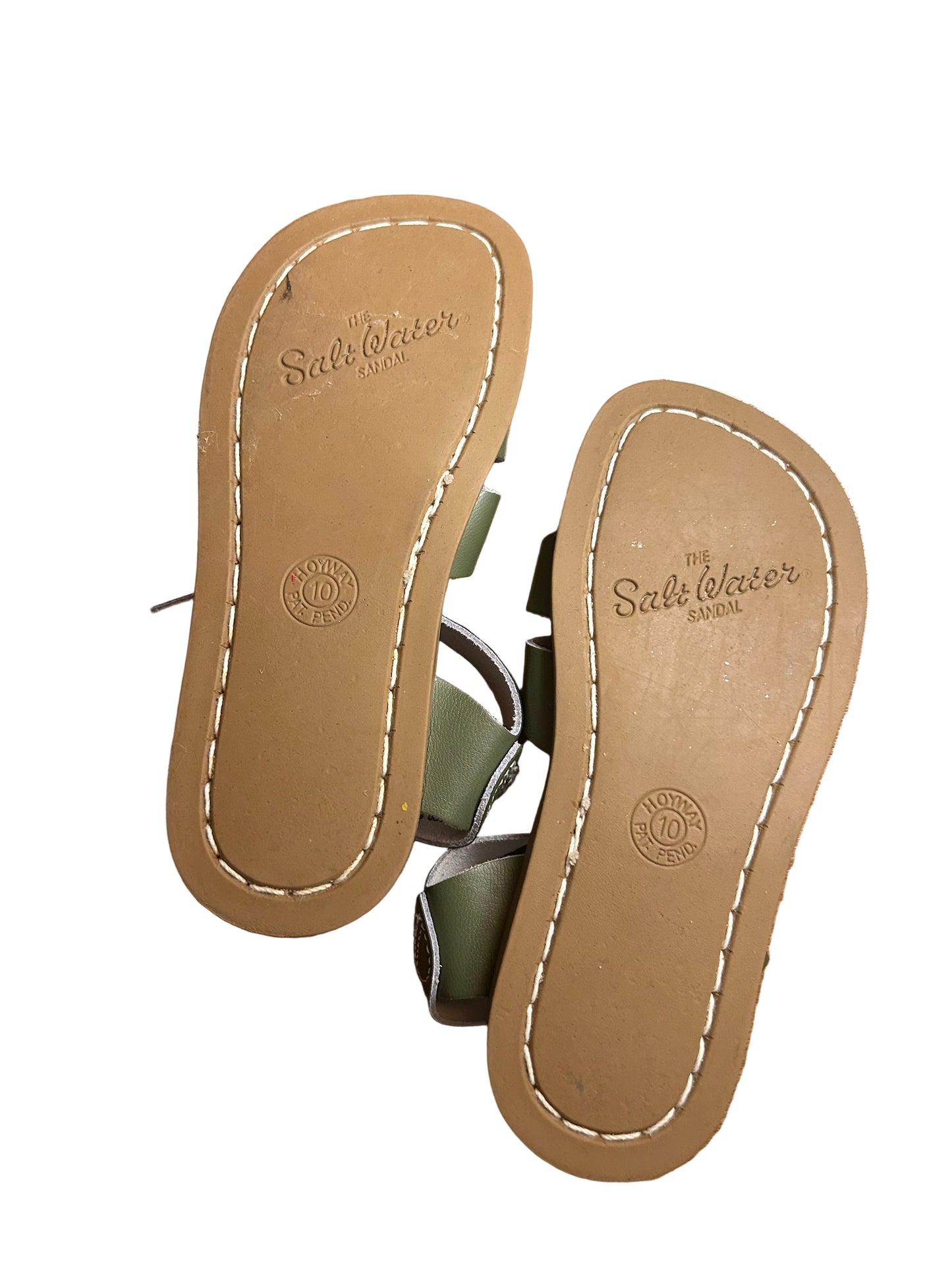 Saltwater - Khaki Leather Sandals (10)