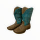 Roper - Billy Tan/Turquoise Boots (10)