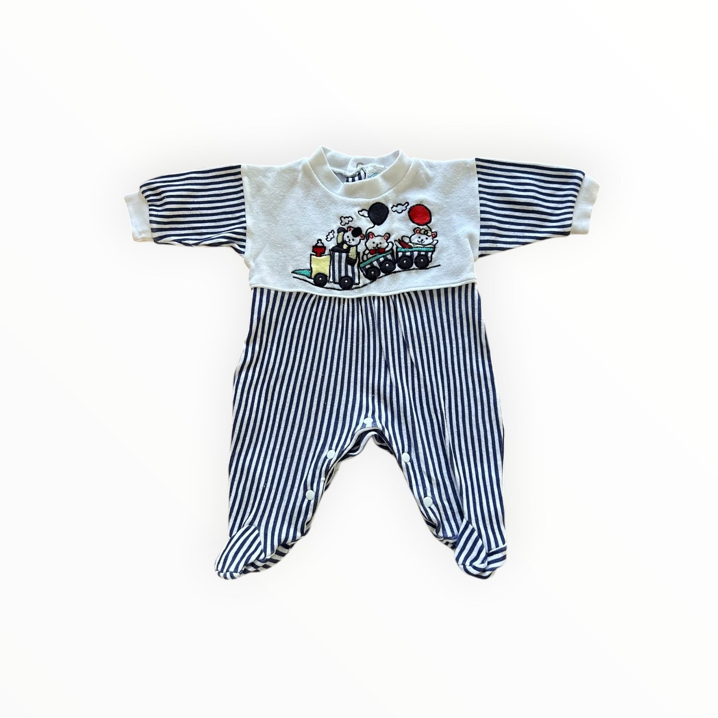 Little Loves - Vintage Train Onesie (000)