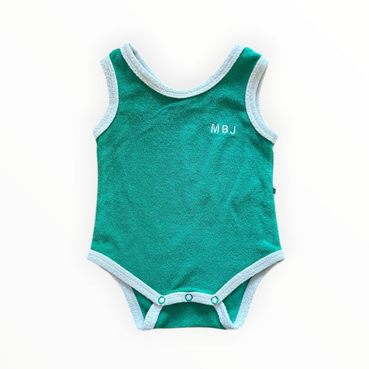 My Brother John - Green Terry Bodysuit (000)