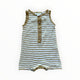 GROWN - Mustard Stripe Romper (000)