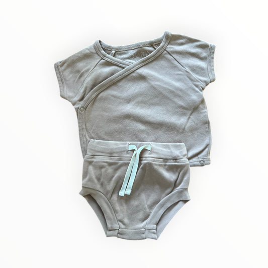 Illoura The Label - Organic Cotton Top & Bloomer Set (00)