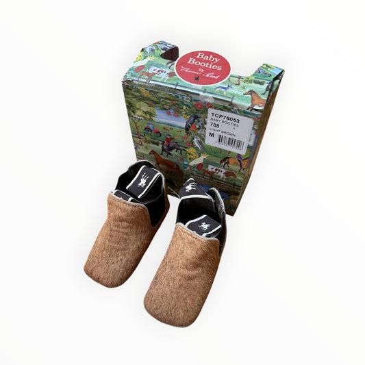 Thomas Cook - Leather Hide Booties (7-12M)